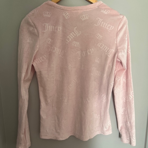 Juicy Couture Sleep Velour Top M - Picture 5 of 7